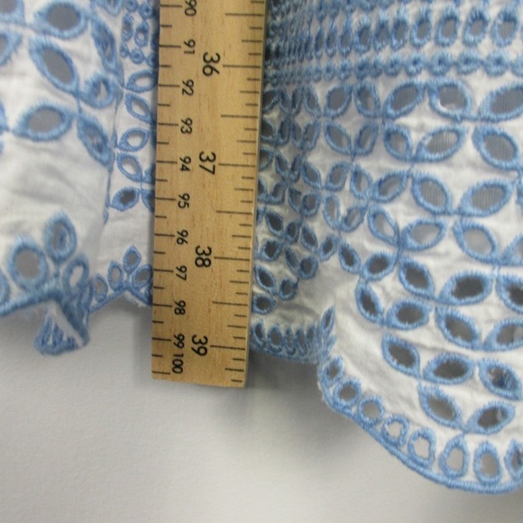 Seraphine Sabrina Embroidered Sundress 8 White Tiered Sleeveless White Boho 280 - Picture 12 of 13